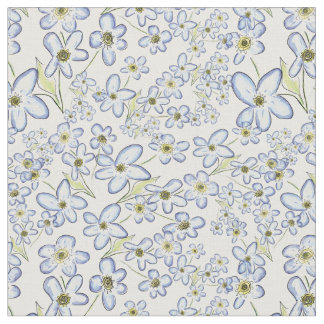 Glöm-me-not-Fabric Tyg