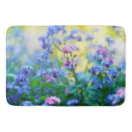 Glöm-Me-Not Flowers Badrumsmatta