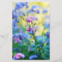 Glöm-Me-Not Flowers Brevpapper