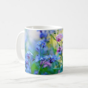 Glöm-Me-Not Flowers Kaffemugg