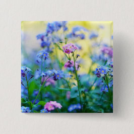 Glöm-Me-Not Flowers Knapp