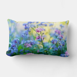 Glöm-Me-Not Flowers Lumbarkudde