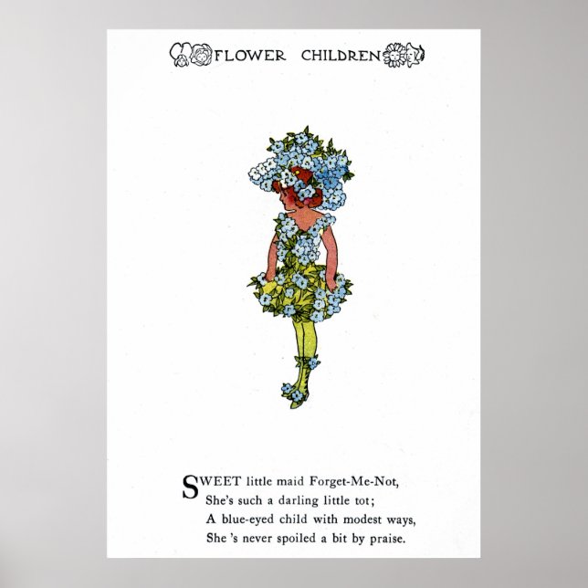 Glöm-Me-Not Poster (Framsidan)