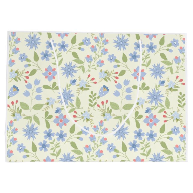 Glöm-me-noter och kornblommor (Baksidan)