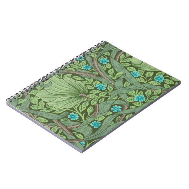 Glöm-Me-Nots, Tapet av William Morris Anteckningsbok (Vänstra Sidan)