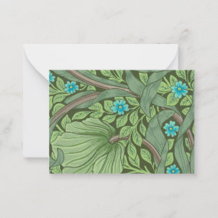 Glöm-Me-Nots, Tapet av William Morris Anteckningskort