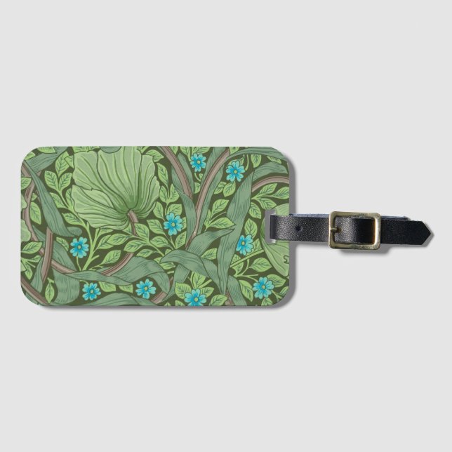Glöm-Me-Nots, Tapet av William Morris Bagagebricka (Framsida horisontal)