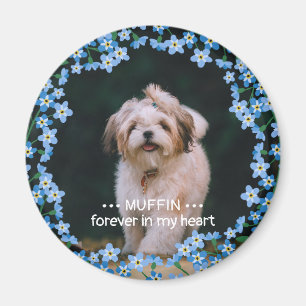 Glöm mig att inte andas fotopat Namn Pet Memorial Magnet