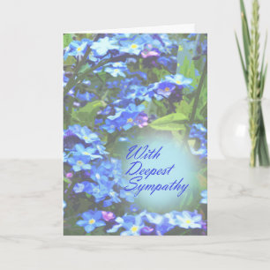 Glöm mig att inte använda Sympathy Card Kort