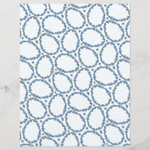 Glöm mig att inte blomma fält med Påskägg