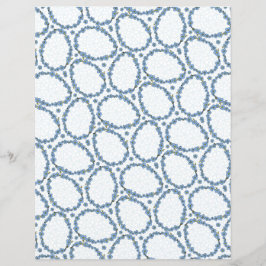 Glöm mig att inte blomma fält med Påskägg