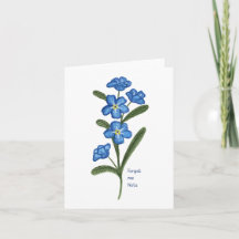 Glöm mig att inte sänka Hälsning-kortet