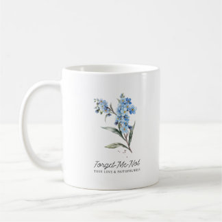 Glöm mig att inte sänka Monogram för Äkta kärlek A Kaffemugg