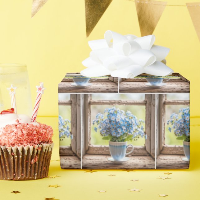 Glöm mig - ingen bunch i kaffe Kopp Presentpapper (Födelsedagsfest)