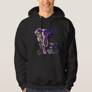 Glöm mig inte Alzheimers medvetenhet Hoodie