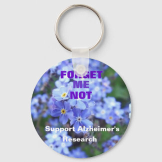 Glöm mig inte Alzheimers nyckelkedja Nyckelring