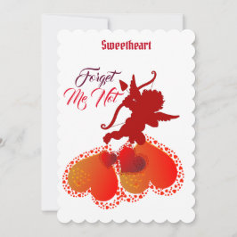 Glöm mig inte Anpassningsbarna Swehoney Cupid Ange Julkort