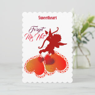 Glöm mig inte Anpassningsbarna Swehoney Cupid Ange Julkort