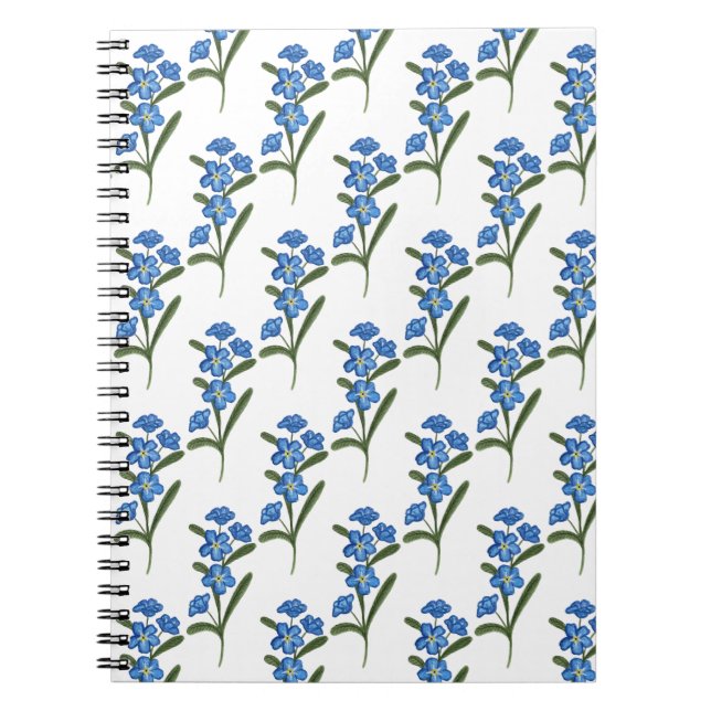 Glöm mig inte att blomma i den bärbara datorn Vita Anteckningsbok (Framsidan)