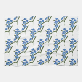 Glöm mig inte att blomma Tea Towel Kökshandduk