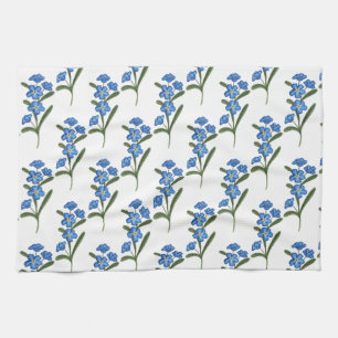 Glöm mig inte att blomma Tea Towel Kökshandduk