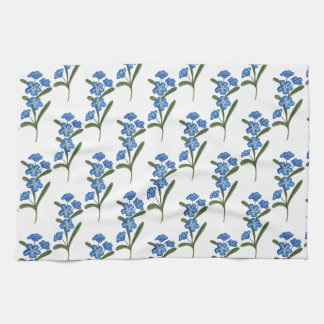Glöm mig inte att blomma Tea Towel Kökshandduk