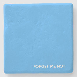 Glöm mig, inte blå färg namn stenunderlägg