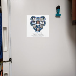 Glöm mig inte Blommigt Hjärta åtta fotografier Mag