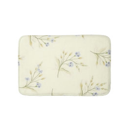 Glöm mig-inte blommor badrumsmatta