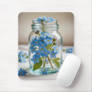 Glöm mig - inte Blommor i Burk Musmatta