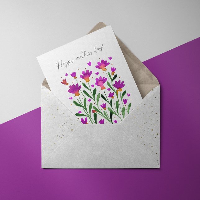 Glöm mig inte blommor, Mors dag Card Julkort (Skapare uppladdad)
