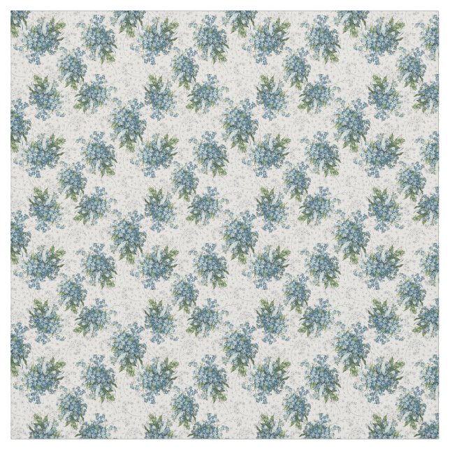 Glöm mig inte Bouquet Fabric Tyg (Närbild)