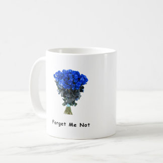 Glöm mig Inte Elegant Blå Ro-kaffe Kaffemugg