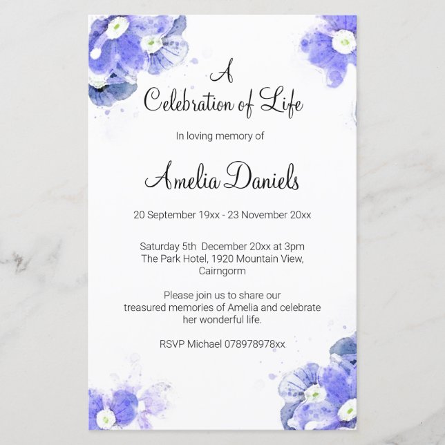 Glöm mig - Inte Firande i Life (Framsida)