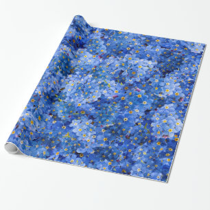 Glöm mig inte Flower Mönster Presentpapper