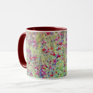 Glöm mig Inte Flowers Blommigt Art Mugg Kopp