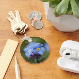 Glöm mig, inte för alltid! nyckelring