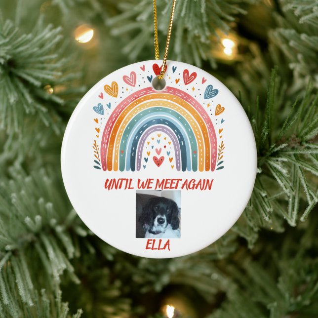 Glöm-mig-inte julgransprydnad Regnbågsbron  Keramik (Träd)