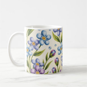 Glöm mig-inte kaffemugg