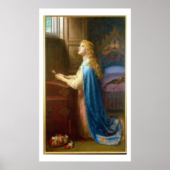 "Glöm mig inte" (olja på canvas) Poster (Framsidan)