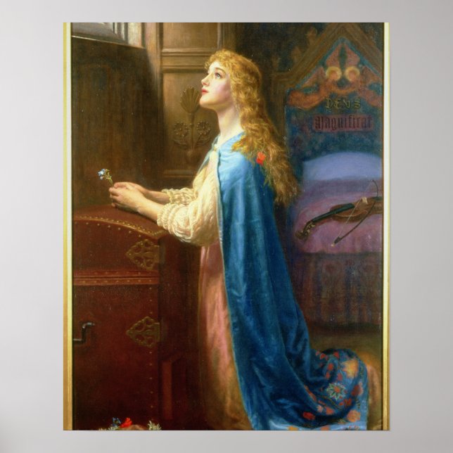"Glöm mig inte" (olja på canvas) Poster (Framsidan)