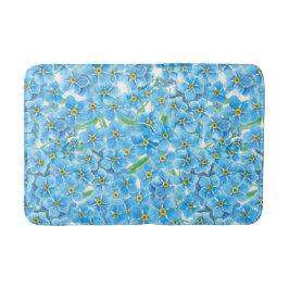 Glöm mig inte vattenfärgen badrumsmatta