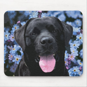 Glöm mig Knot - Black Labrador Musmatta