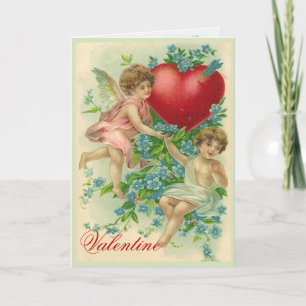 Glöm mig Knot Valentine Helgkort