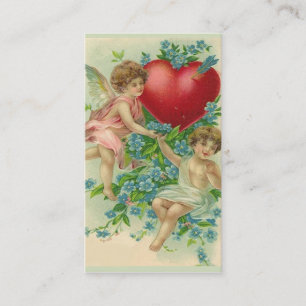 Glöm mig Knot Valentine Visitkort