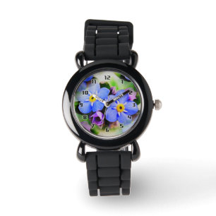Glöm mig-noter armbandsur