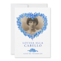 Glöm mig-nots begravning firande av livblått