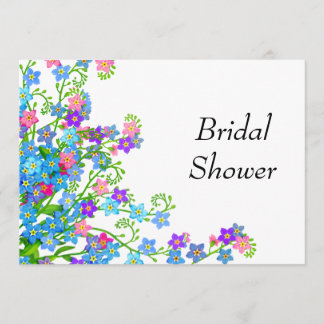 Glöm mig Nots trädgårds- möhippainbjudan Inbjudningar