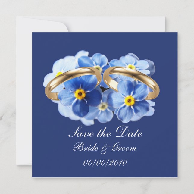 Glöm mina anteckningar, spara datumkortet spara datumet (Framsida)