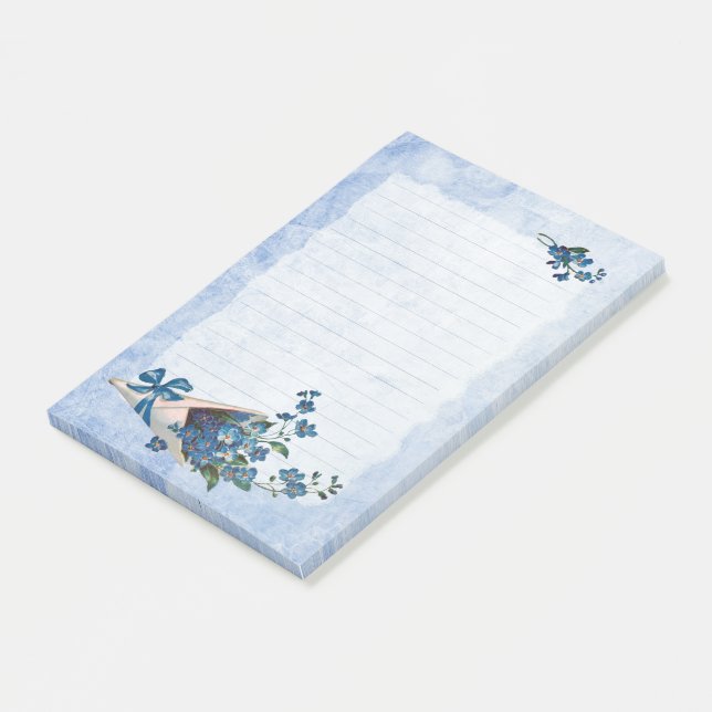 Glöm mina noter post-it block (Vinklad)